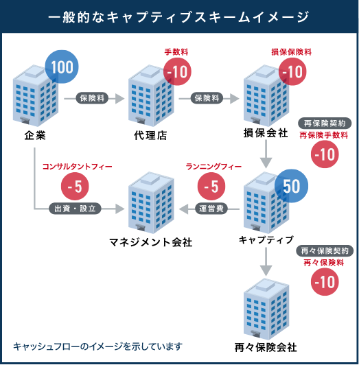 一般的なキャプティブスキームイメージ